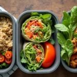 Healthy lunch recipes for weight loss including salads, wraps, and grain bowls.